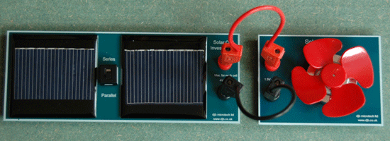 Solar Cell with Motor